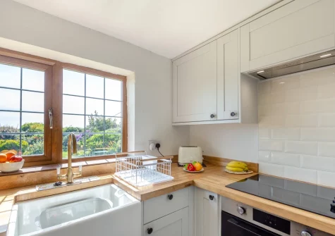 The kitchen at Pen Goppa, Bryncroes