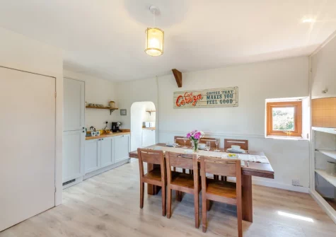 The dining room at Pen Goppa, Bryncroes