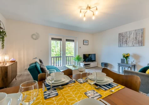 The living & dining area at Pencoed, Broad Haven