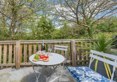 The patio & outdoor sitting area at Pencoed, Broad Haven