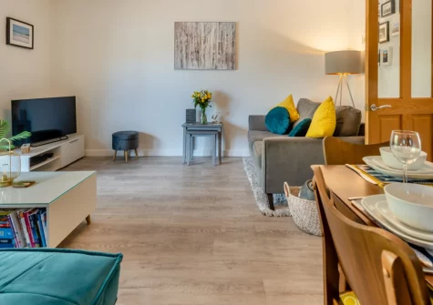 Pencoed, Broad Haven is a beautifully presented two-bedroom cottage just metres from golden Broad Haven Beach, featuring stylish open-plan living, sun-soaked landscaped gardens with multiple seating areas, and the Coast Path on your doorstep.