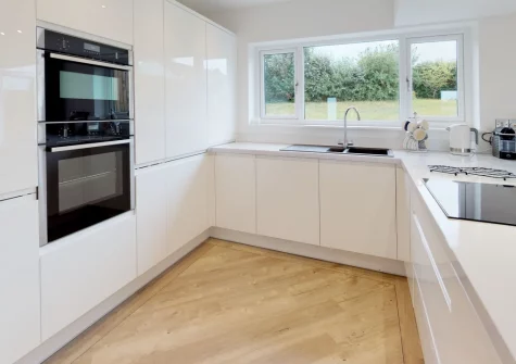 The kitchen at Penduick, Abersoch