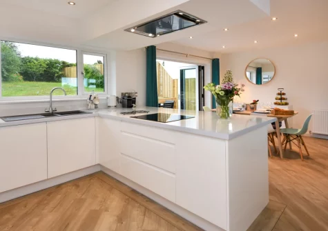 The kitchen at Penduick, Abersoch