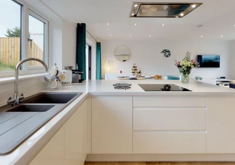 The kitchen at Penduick, Abersoch