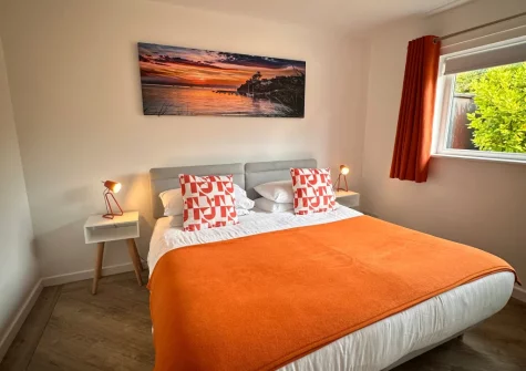 Bedroom #1 at Penduick, Abersoch