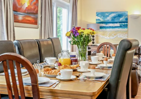 The dining room at Per Ardua, Penally