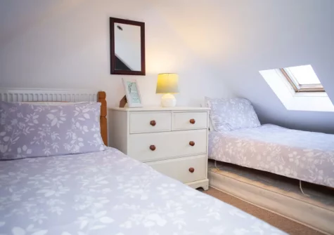 Bedroom #1 at Pine Cottage at Woodlands Farm, Little Haven
