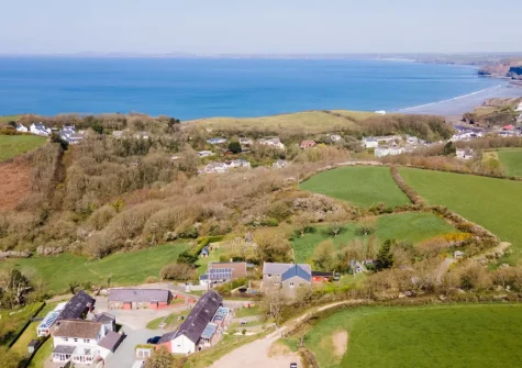 From Pine Cottage at Woodlands Farm it's just a short downhill woodland walk to the beautiful village of Little Haven