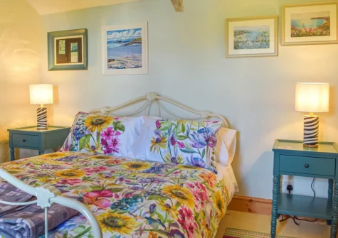 Bedroom #1 at Puffin Cottage, Abereiddy
