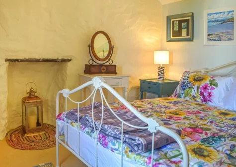 Bedroom #1 at Puffin Cottage, Abereiddy