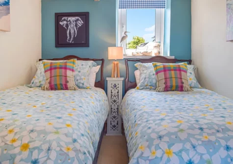 Bedroom #2 at Puffin Cottage, Abereiddy