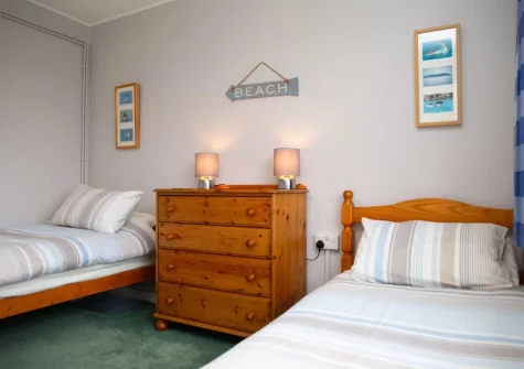 Bedroom #2 at Puffins Nest at Croft Court, Tenby