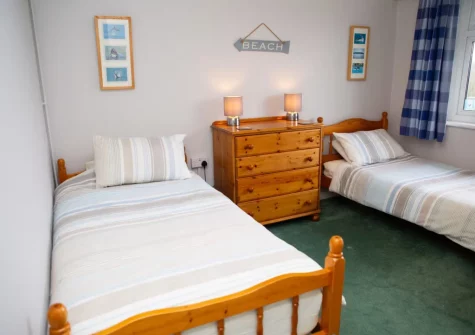 Bedroom #2 at Puffins Nest at Croft Court, Tenby