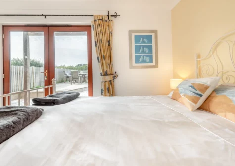 Bedroom #1 at Pufflings, Broad Haven