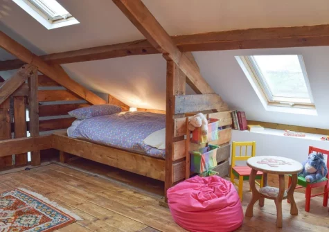Bedroom #2 at Ravens Roost at Upper Farm Barns, Mathry