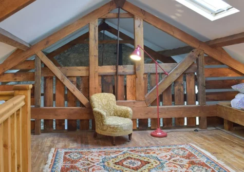 Bedroom #2 at Ravens Roost at Upper Farm Barns, Mathry