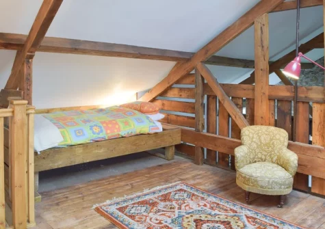 Bedroom #2 at Ravens Roost at Upper Farm Barns, Mathry