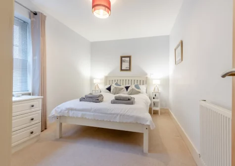 Bedroom #1 at Rhodewood Apartment, Saundersfoot