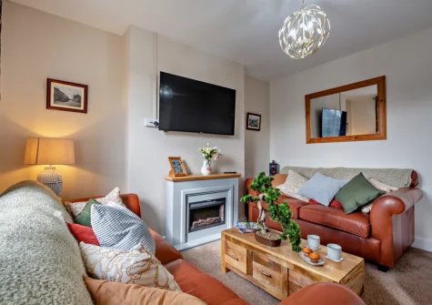 The living area at River Artro Townhouse, Llanbedr