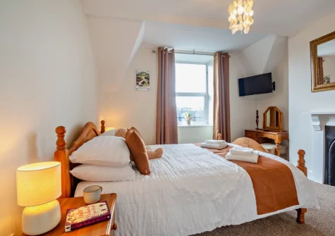 Bedroom #1 at River Artro Townhouse, Llanbedr