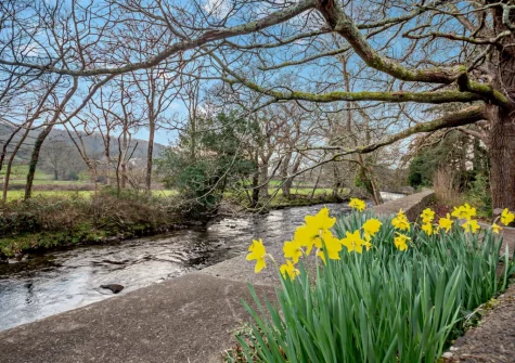 The village of Llanbedr is situated on the banks of the River Artro