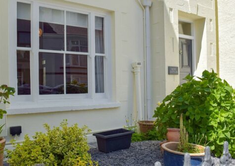 Outside Rose Cottage, Tenby