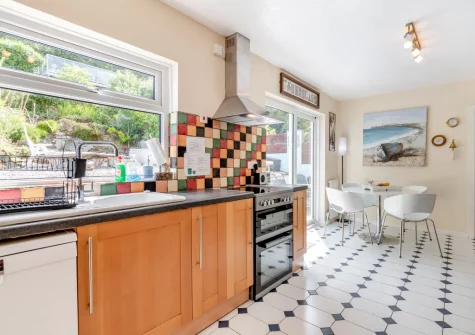 The kitchen at Sanderling House, Dale