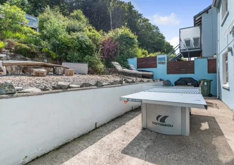 The table tennis at Sanderling House, Dale