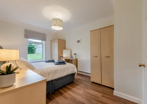 Bedroom #1 at Sandy Paws, Kilgetty