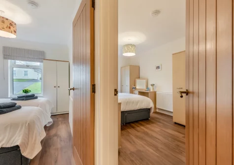 Bedroom #1 & #2 at Sandy Paws, Kilgetty