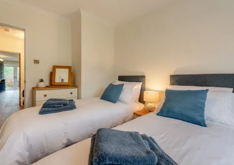 Bedroom #2 at Sandy Paws, Kilgetty