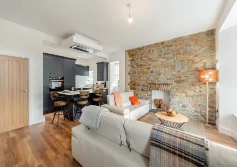 The living, dining area & kitchen at Sandy View at Harbour Heights, Saundersfoot