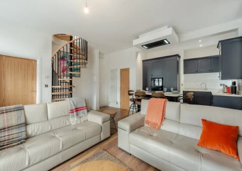 The living, dining area & kitchen at Sandy View at Harbour Heights, Saundersfoot