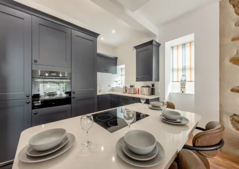 The kitchen & dining area at Sandy View at Harbour Heights, Saundersfoot