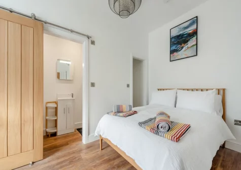 Bedroom #1 at Sandy View at Harbour Heights, Saundersfoot