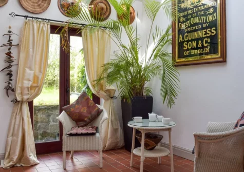 The sitting area at Sardis Cottage, Kilgetty