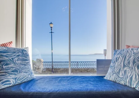 The dining area at Scarborough House, Tenby