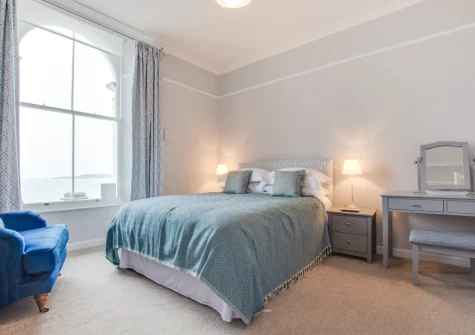 Bedroom #1 at Scarborough House, Tenby