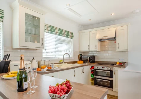 The kitchen at Sea Breeze, 40 Cae Du, Abersoch