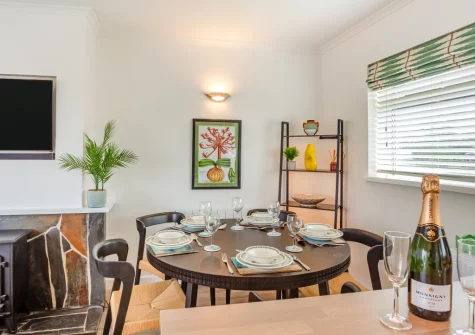The dining area at Sea Breeze, 40 Cae Du, Abersoch
