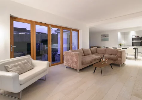 The living area at Sea Heights, Saundersfoot