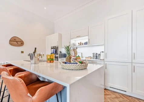 The kitchen at Sea Salt, Tenby