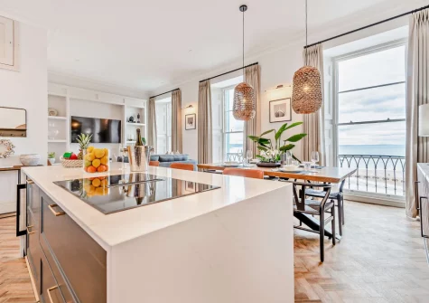 The kitchen at Sea Salt, Tenby