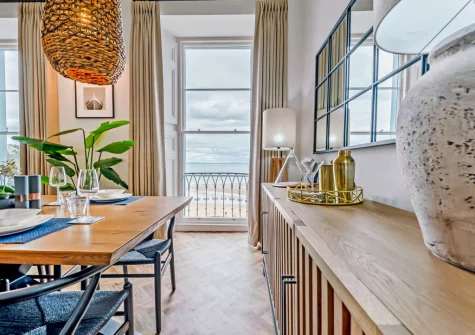 The dining area at Sea Salt, Tenby