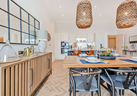 The dining area at Sea Salt, Tenby