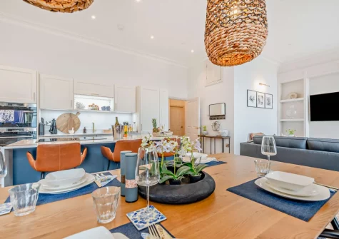 The dining area at Sea Salt, Tenby