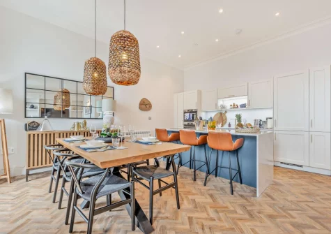 The dining area at Sea Salt, Tenby