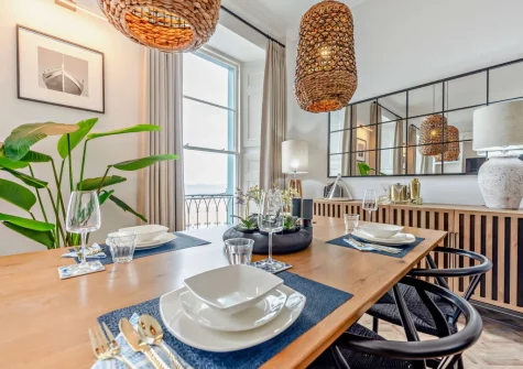 The dining area at Sea Salt, Tenby