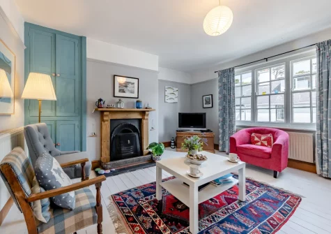 The living room at Sea Thrift, Aberdovey