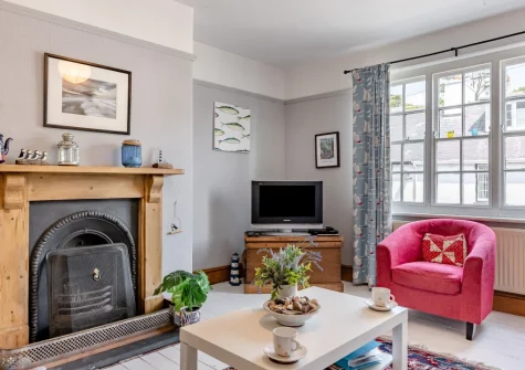 The living room at Sea Thrift, Aberdovey